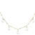 Freshwater Pearl Drop Necklace In 18K Gold Over Sterling Silver
