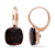 Garnet 14K Pink Gold Earrings 9.50ctw
