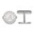 Rhodium Over Sterling Silver LogoArt University of Alabama Cuff Links