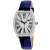 Christian Van Sant Women's Chic White Dial, Blue Leather Strap Watch