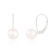 14k White Gold Leverback 6-7mm Freshwater Pearl Earrings