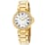 Christian Van Sant Women's Cybele White Dial, Yellow Stainless Steel Watch