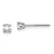 14K White Gold Lab Grown Diamond 1/4ctw Certified VS/SI GH Screw Back 4
Prong Earrings