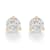 Certified White Lab-Grown Diamond H-I SI 14k Yellow Gold Martini Stud
Earrings 1.50ctw