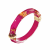 14K Yellow Gold Over Sterling Silver Thin Faceted Acrylic Bangle
Bracelet in Dahlia Purple
