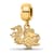 14K Yellow Gold Over Sterling Silver LogoArt University of South
Carolina Small Dangle Bead