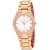 Oceanaut Women's Athena White Dial, Rose Stainless Steel Watch