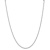 Rhodium Over 14k White Gold 3.2mm Solid Round Open Link Cable 18 Inch Chain