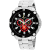Roberto Bianci Men's Enzo Black Dial, Stainless Steel Watch