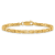 14K Yellow Gold 3.25mm Byzantine Chain Bracelet