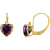 10K Yellow Gold Mystic Topaz and Diamond Heart Leverback Earrings 2.33ctw
