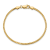 14K Yellow Gold 2mm Franco Chain Bracelet
