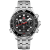 Seapro Men's Mondial Timer Black Dial, Stainless Steel Watch