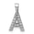 14K White Gold Diamond Letter A Initial with Bail Pendant