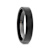 SAN ANTONIO Flat Black Tungsten Carbide Band with Brushed Finish 4mm