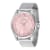 Invicta Celestial 43mm Pink Dial Stainless Steel Band Quartz Watch