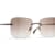 Chanel Brown Square Frame / Brown Lenses Sunglasses