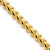 14k Yellow Gold 3.7mm Solid Franco Link Chain