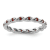 Sterling Silver Stackable Expressions Garnet Ring 0.35ctw