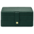Green 3 Layer Jewelry Box appx 6.7x4.7x3.14"
