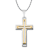 Invicta Men's Two-Tone Cross Pendant With Chain In Stainless Steel