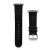 Gametime MLB Tampa Bay Rays Black Leather Apple Watch Band (42/44mm
S/M). Watch not included.