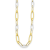 14K Two-Tone Oval Link 20-inch Necklace