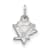 Rhodium Over Sterling Silver NHL LogoArt Pittsburgh Penguins Extra Small Pendant