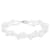 6-7mm White Cultured Freshwater Pearl Silver  Bracelet