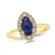 1.37ctw Sapphire and Diamond Ring in 14k Yellow Gold