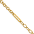 14K Yellow Gold Fancy Link 8 Inch Toggle Bracelet