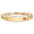 14k Yellow Gold Medical Soft Diamond Shape Enamel Figaro Link ID Bracelet