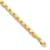 14K Yellow Gold Polished Double-Sided Heart 5.5-inch Child's Bracelet