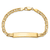 14k Yellow Gold Mariner Link ID Bracelet