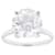 Lab-Grown Diamond Solitaire Ring In 14K White Gold 5.00ct