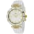 Seapro Women's Seductive White Dial and Bezel with Yellow Accents, White
Silicone Strap Watch