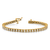14k Yellow Gold Illusion Setting Diamond Bracelet
