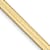 14k Yellow Gold 3mm Silky Herringbone Link Bracelet