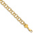 14k Yellow Gold 8.5mm Triple Link Charm Bracelet