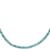 Blue Turquoise Heshi Beaded Necklace In Sterling Silver