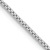 14k White Gold 1.1mm Box Chain 22"