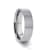 SOLAR Flat Profile Brushed Finish Men’s Titanium Wedding Band 6mm