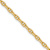 14k Yellow Gold 3mm Solid Mariners Link 24 Inch Chain
