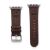 Gametime Cleveland Browns Leather Band fits Apple Watch (38/40mm M/L
Brown). Watch not included.