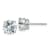 Rhodium Over 14K White Gold 2.50ct. 7.0mm Round G H I True Light
Moissanite Earrings