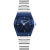 Bulova Women's Gemini Blue Dial, Stainless Steel Watch