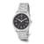 Charles Hubert Stainless Steel Black Dial Watch