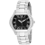 Christian Van Sant Women's Bianca Black Dial Stainless Steel Bracelet Watch