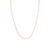 7-8mm White Cultured Freshwater Pearl endless Necklace