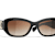 Chanel Black Frame "CC" Logo / Brown Lenses Sunglasses